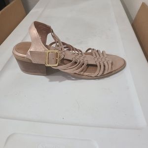 Strappy Chunky Heel Sandal